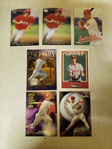 SCOTT ROLEN  7 CARD LOT WITH ROOKIE CARDS PHILLIES UPPER DECK FLEER ULTRA - Picture 1 of 5