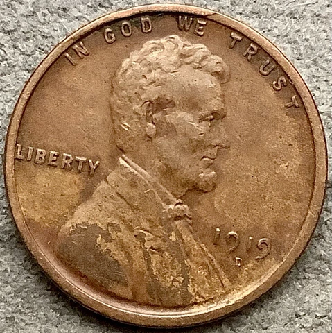 1919 D * Lincoln Wheat Cent - Higher Grade ~ A370 Cover