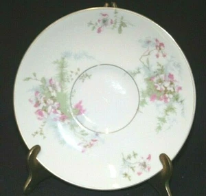 TEA CUP SAUCER 5 3/4" Theodore Haviland New York "Apple Blossom" Fine China   - Picture 1 of 3
