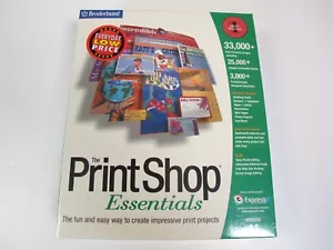 Print Shop, Essentials, Broderbund, Version 11. New Unopened box, Windows 95-NT4 - Picture 1 of 6