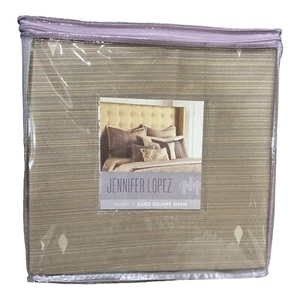 JLO Jennifer Lopez GATSBY EURO Pillow SHAM Size: 26 x 26" Metallic *New - Picture 1 of 2
