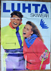 Publicitaire D'Origine Vêtements Lutha Skiwear Années 80