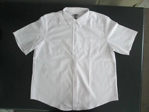 Camisa de mujer blanca manga corta Edwards xxs xs pequeña med grande xl 2x 3x Nueva 5027 - Imagen 1 de 7