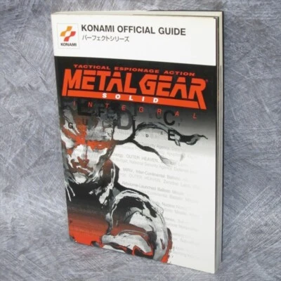 METAL GEAR SOLID INTEGRAL Perfect Guide w/Poster PlayStation 1 Book 1999 SK72 - Image 1 of 4