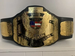 Vintage (1999) WCW Replica United States Championship Title Belt. With Belt Bag. - Picture 1 of 6