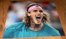 Stefanos Tsitsipas Signed 8x10 Photo Tennis With Proof