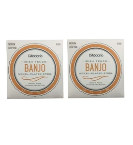 D'Addario Irish Tenor Banjo Strings 2 Sets EJ63i Medium Loop End - Picture 1 of 6