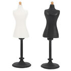 4 Pcs Miniature Doll Clothes Stand Display Rack Dree Racks Gown