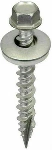 VITI PER COPERTURE IN METALLO ZINCATO #9 X 1 1/2" CONFEZIONE DA 250 1/4 ATTACCO ESAGONALE 8968018 - Foto 1 di 1