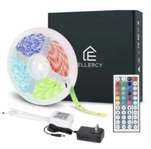 Led Strip Lights 16.4ft, 5050 RGB LED Light Changing Strips with Remote - Picture 1 of 7