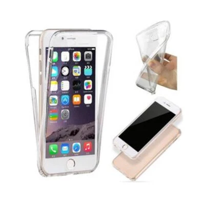 GENERIQUE COQUE SILICONE INTEGRALE 360 POUR APPLE IPHONE 7 8 SE 2020 2022 TRANSPARENT