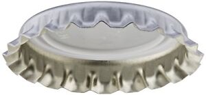 1 X Beer Bottle Caps - Silver Oxygen Absorbing for Homebrew 144 count