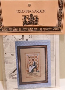 NIP Told In A Garden Counted Cross Stitch Pattern MY QUILT -Amish Design - Picture 1 of 1