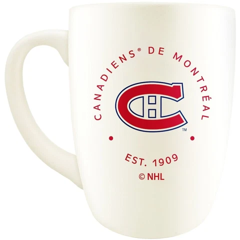 Montreal Canadiens The Sports Vault 14oz. Vintage Stamp Retro Diner Mug Hockey Cover