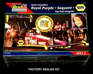 REVELL-MONOGRAM scala 1:25 ROYAL PURPLE SEQUENT Dragster NAPA #85-0536 Sigillato - Foto 1 di 4