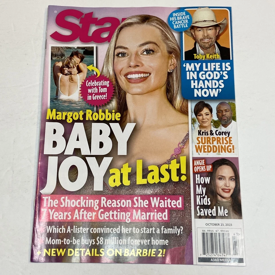 Star Magazine Oct 23 2023 Margot Robbie Toby Keith Kris Kardashian Corey Gamble - Imagem 1 de 1
