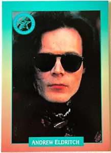 ANDREW ELDRITCH ~ THE SISTERS OF MERCY Brockum RockCards 1991 USA CARD 34Yrs! - Bild 1 von 2