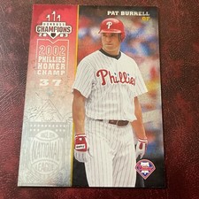 2003 Donruss Champions Set PAT BURRELL METALIZED PARALLEL Serial #039/100