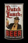 Dutch Lunch Beer of Santa Rosa DIECUT Sign 18" Tall USA STEEL 3 lbs.