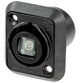 Conector de chasis cuádruple Neutrik NO4FDW-A opticalCON, negro Foto 1 de 1