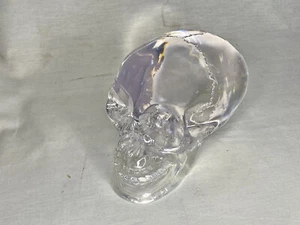 Mitchell Hedges Ancient Crystal Skull Replica, Solid Acrylic, Free Color Book - Picture 1 of 12