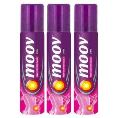 3 X Spray Alivio del Dolor Moov 35g, para Dolor de Espalda, Articulaciones, Rodillas y Musculares, Foto 1 de 4