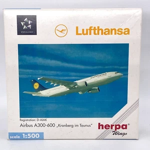 Herpa Wings 516303 Lufthansa Airbus A 300-600 - 1:500 Scale Diecast Model NOB - Picture 1 of 10