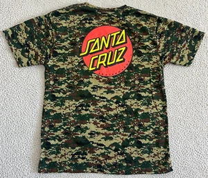 Santa Cruz Skateboards Camo T-Shirt Herren Large AOP Vintage Y2K - Bild 1 von 19
