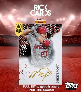 ⭐TOPPS BUNT DIGITAL Pristine 22 S2 TOUS ENSEMBLES ICONIQUES (89 cartes)⭐ - Photo 1 sur 5
