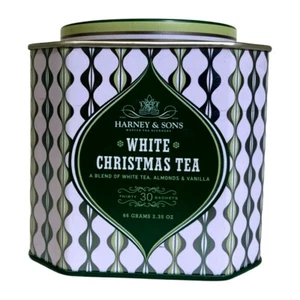 Harney & Sons Tin White Christmas Tea EMPTY Canister Box  - Picture 1 of 10