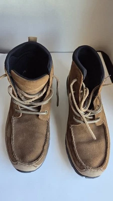 Botas de gamuza marrón Lands End para mujer talla 9,5 Foto 1 de 4