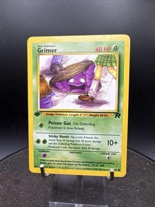 Pokémon TCG - GRIMER - 1ST EDITION - 57/82 - Team Rocket (2000) - WOTC - Picture 1 of 19