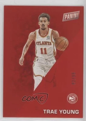 2022 Panini Father's Day Red /99 Trae Young #11 - Image 1 of 2