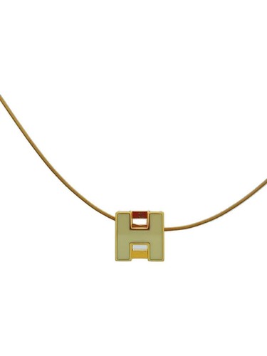 HERMÈS Collana HERMES Kaji Ash_H girocollo cubo con top GLD donna usata