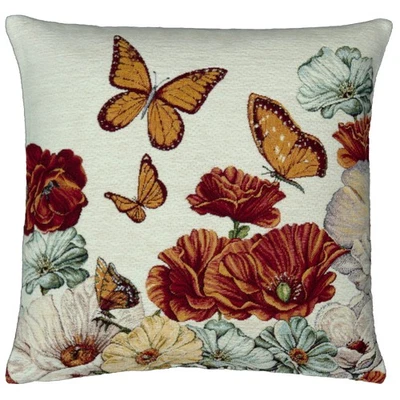 Gobelin Kissenhülle 45 x 45 Kissenbezug Kissen Dekokissen Bezug Chenille Sandner - Bild 1 von 4