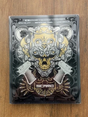 SICARIO (4K Ultra HD + Blu-ray + Digital Copy, 2015) Steelbook OOP Foto 1 de 2