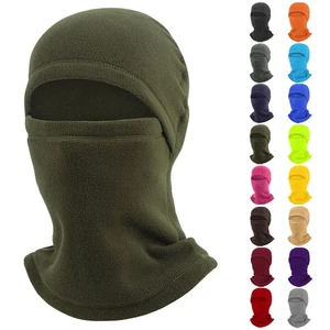Polar Fleece Thermal Balaclava Winter Warm Ski Mask Helmet Liner Hat Headwear - Picture 1 of 33