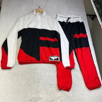 Nike Flight Series Tracksuit Set Jacket Pants Red Black White Men's Size S - Image 1 of 4