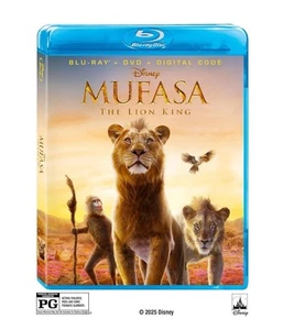Disney -Mufasa: The Lion King (2025 Blu-Ray+ DVD) No Digital - Picture 1 of 1