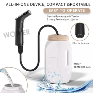 Portable Electric Bidet for Personal Hygiene Cleaning Rechargeable Travel Camp - Picture 1 of 10