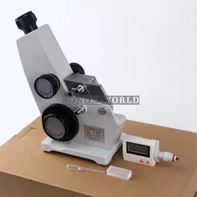 2WAJ Abbe Refractometer 0-95% Brix & 1.300-1.700 ND Lab Monocular - Image 1 of 4