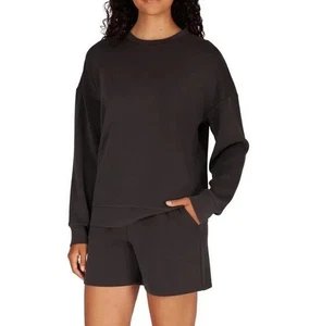 NUEVO CON ETIQUETAS LazyPants Mujer Lujo Cuello Redondo Sudadera, Carbón, Talla XL - Imagen 1 de 3