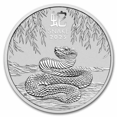 2025 Australia 1/2 oz Silver Lunar Snake BU (Series III) - Image 1 of 4