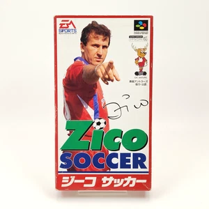 Zico Soccer (Super Famicom, Super Nintendo, 1994) EA Sports Complete in Box CIB - Picture 1 of 10
