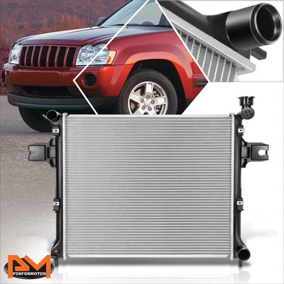 Radiador de aluminio de fábrica OE para 05-10 Jeep Grand Cherokee/Commander AT DPI-2839 Foto 1 de 4