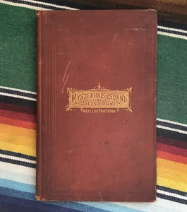 Jules Verne The Mysterious Island First American 1875 Authorized Edition - Picture 1 of 11
