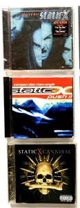 3 CD STATIC-X METAL PROMO PUSH IT REMIX MAXI-CD NEW SEALED "AT WAR" & CANNIBAL - Bild 1 von 3