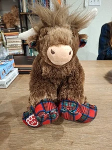 Build-A-Bear Tartan Highland Cow Plush  - Picture 1 of 6