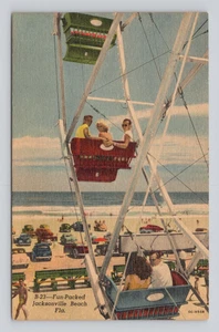 Postcard Fun Packed Jacksonville Beach Florida ~ Unposted - Picture 1 of 2