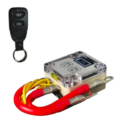 Car Battery Switch Remote Control Disconnect Cut Off Power Isolator Accessories - Image 1 of 4